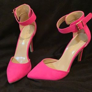 Hot pink heels